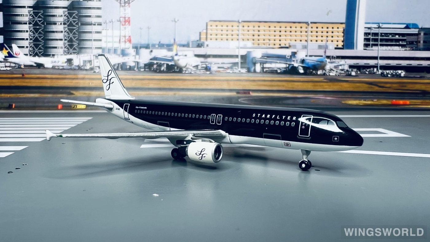 Geminijets 1:400 GJSFJ001-1 StarFlyer 星悦航空 Airbus A320 JA01MC