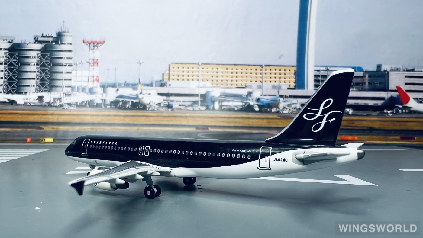 Geminijets 1:400 GJSFJ001-2 StarFlyer 星悦航空 Airbus A320 JA02MC