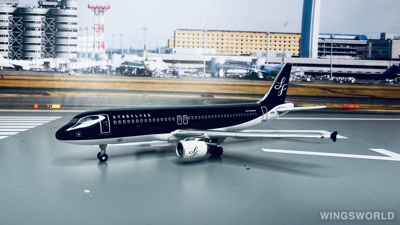 Geminijets 1:400 GJSFJ001-1 StarFlyer 星悦航空 Airbus A320 JA01MC