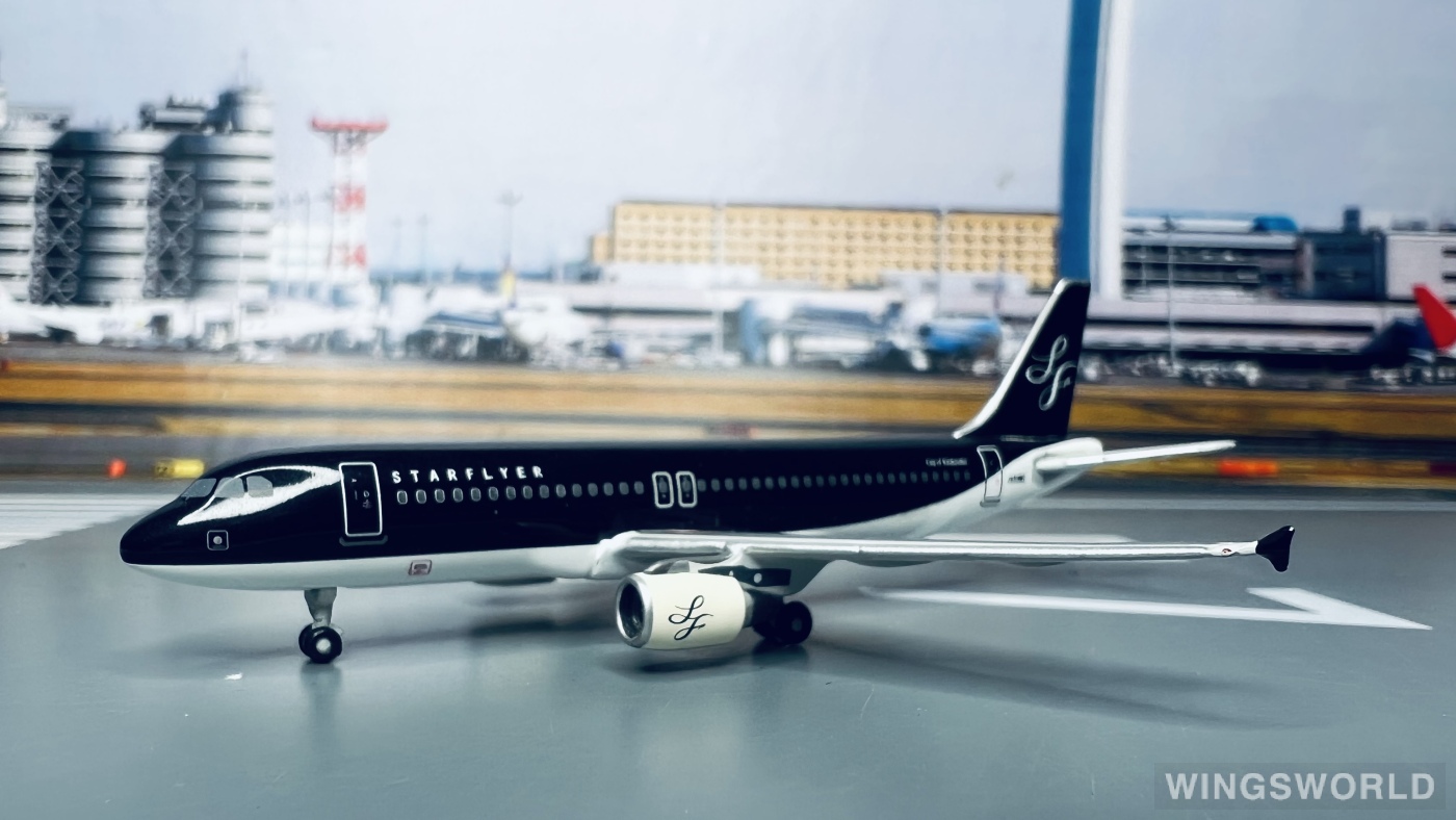 Geminijets 1:400 GJSFJ001-3 StarFlyer 星悦航空 Airbus A320 JA03MC