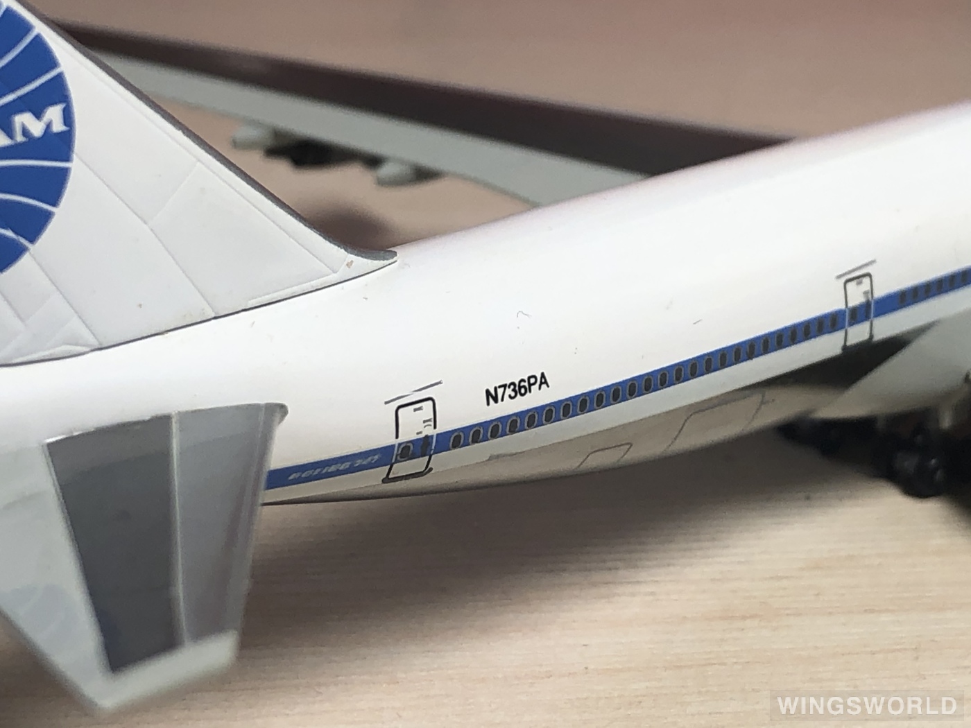 Dragon Models 1:400 55459C Pan Am 泛美航空 Boeing 747-100 N736PA