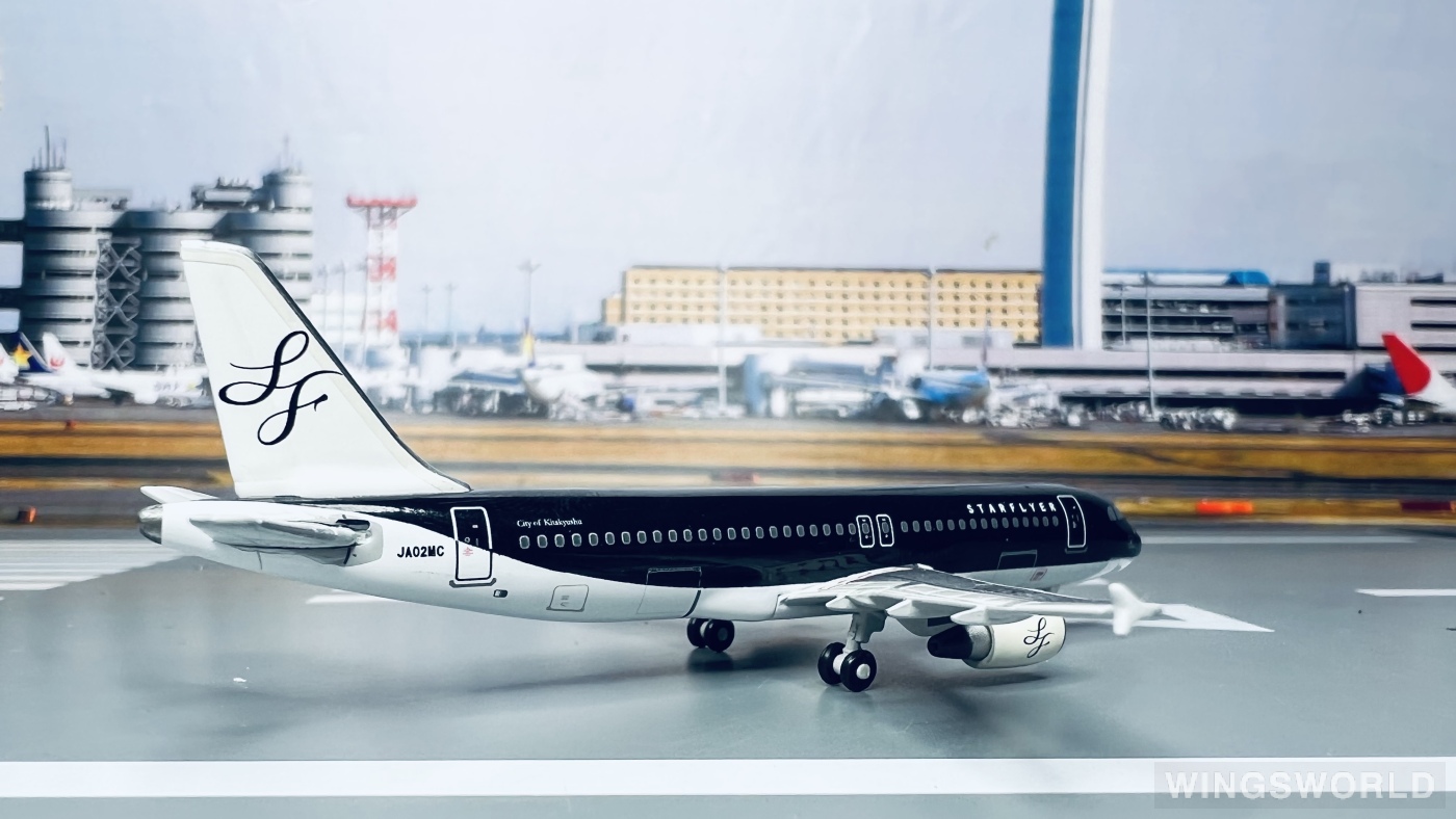 Geminijets 1:400 GJSFJ001-2 StarFlyer 星悦航空 Airbus A320 JA02MC