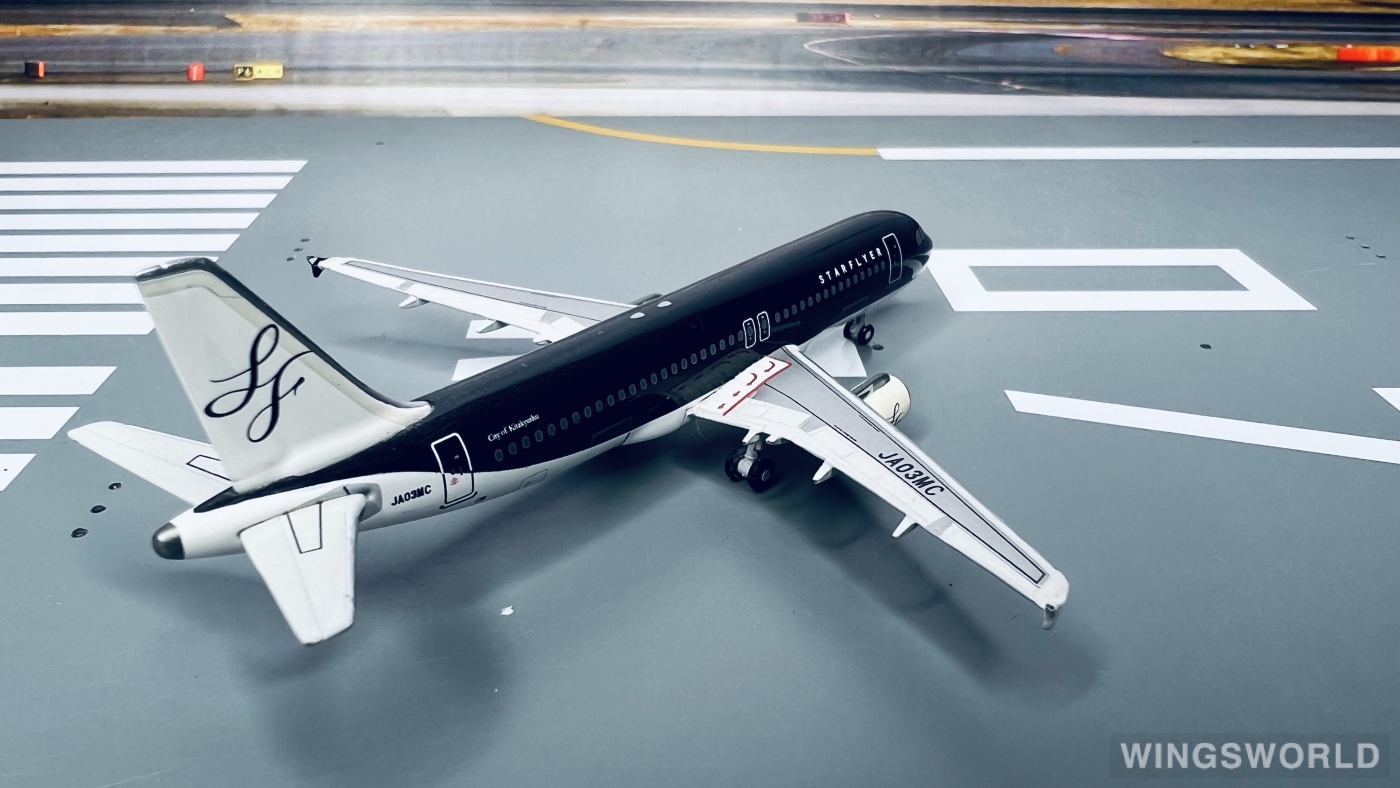 Geminijets 1:400 GJSFJ001-3 StarFlyer 星悦航空 Airbus A320 JA03MC