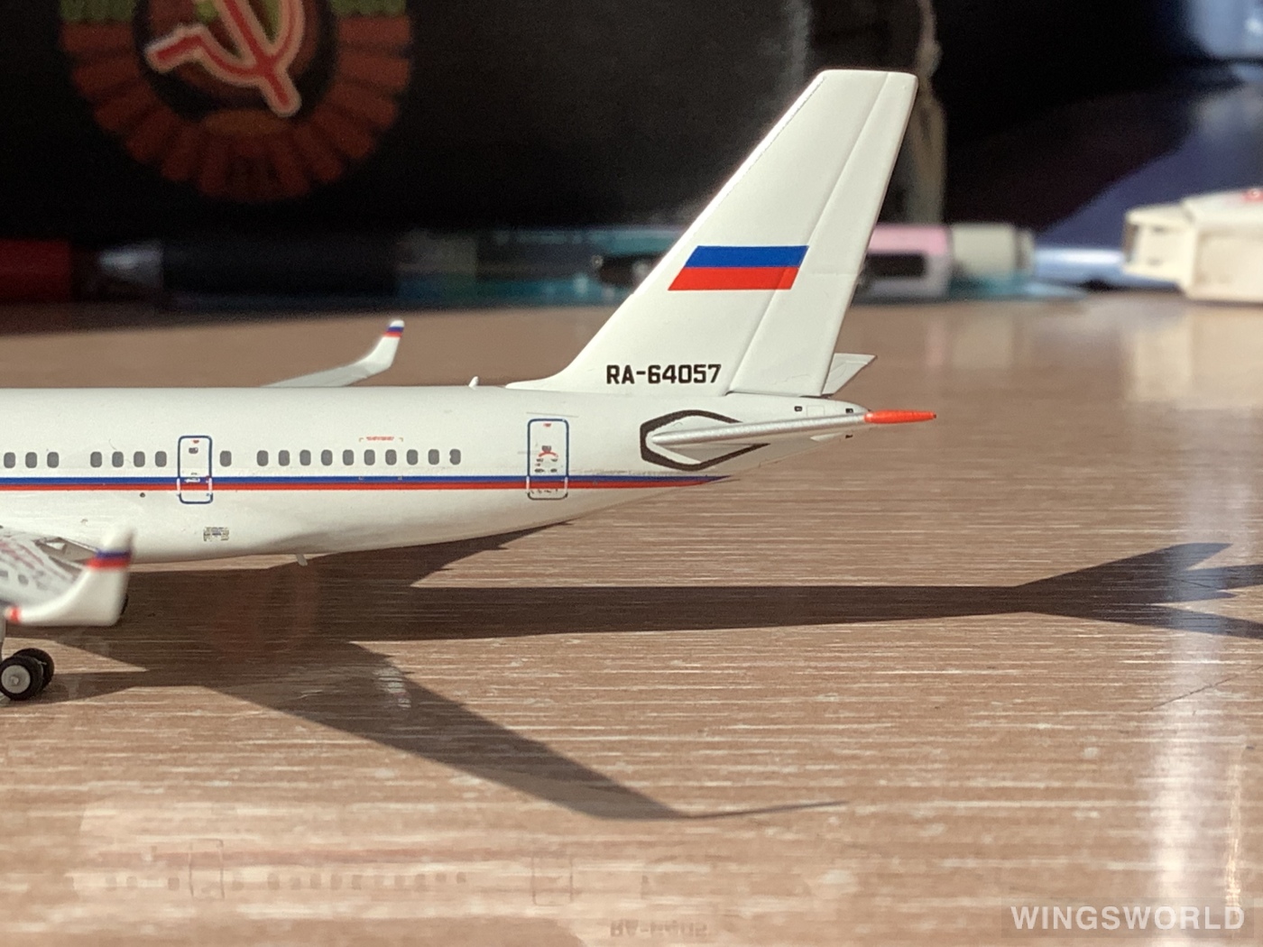 NGmodels 1:400 NG41002 Rossiya Special Flight Detachment Tupolev Tu-204 RA-64057