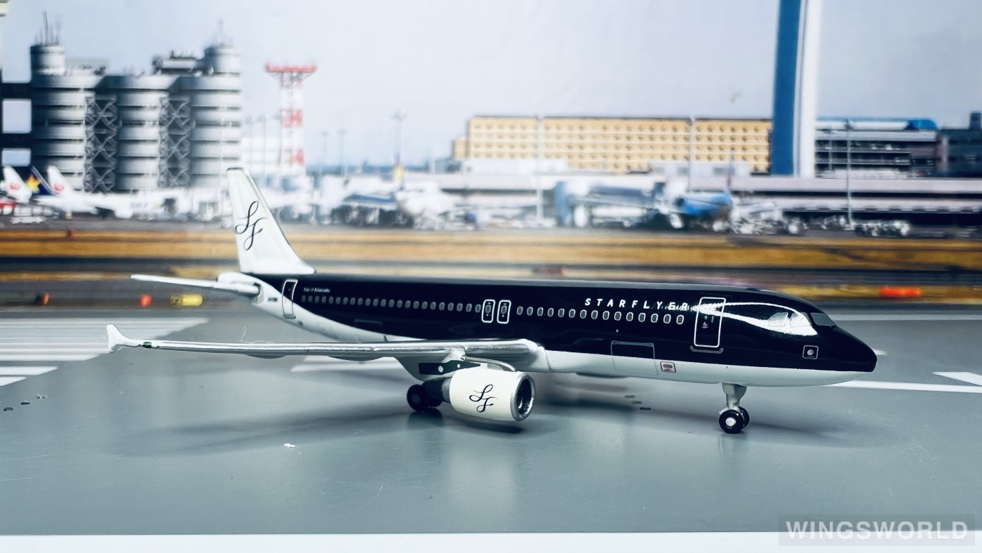 Geminijets 1:400 GJSFJ001-2 StarFlyer 星悦航空 Airbus A320 JA02MC