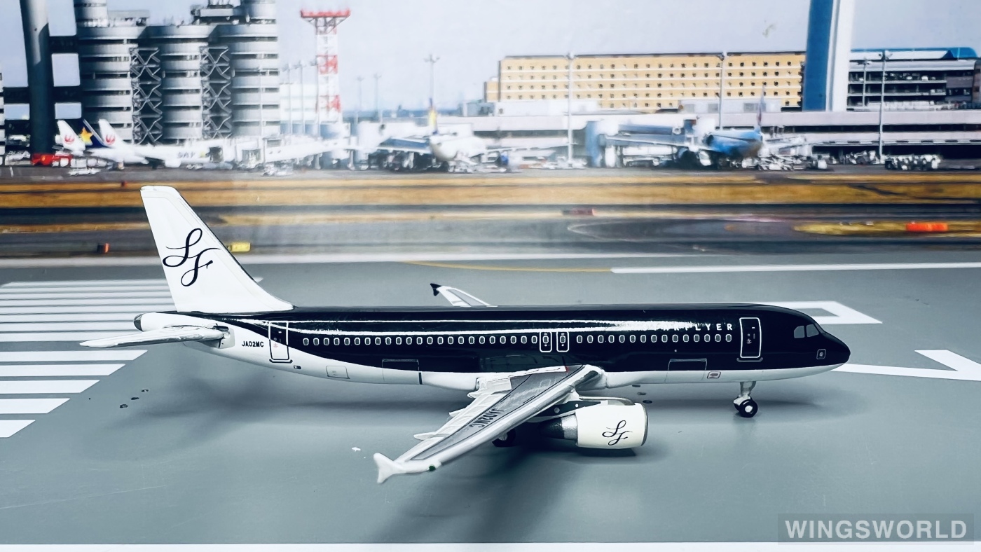 Geminijets 1:400 GJSFJ001-2 StarFlyer 星悦航空 Airbus A320 JA02MC