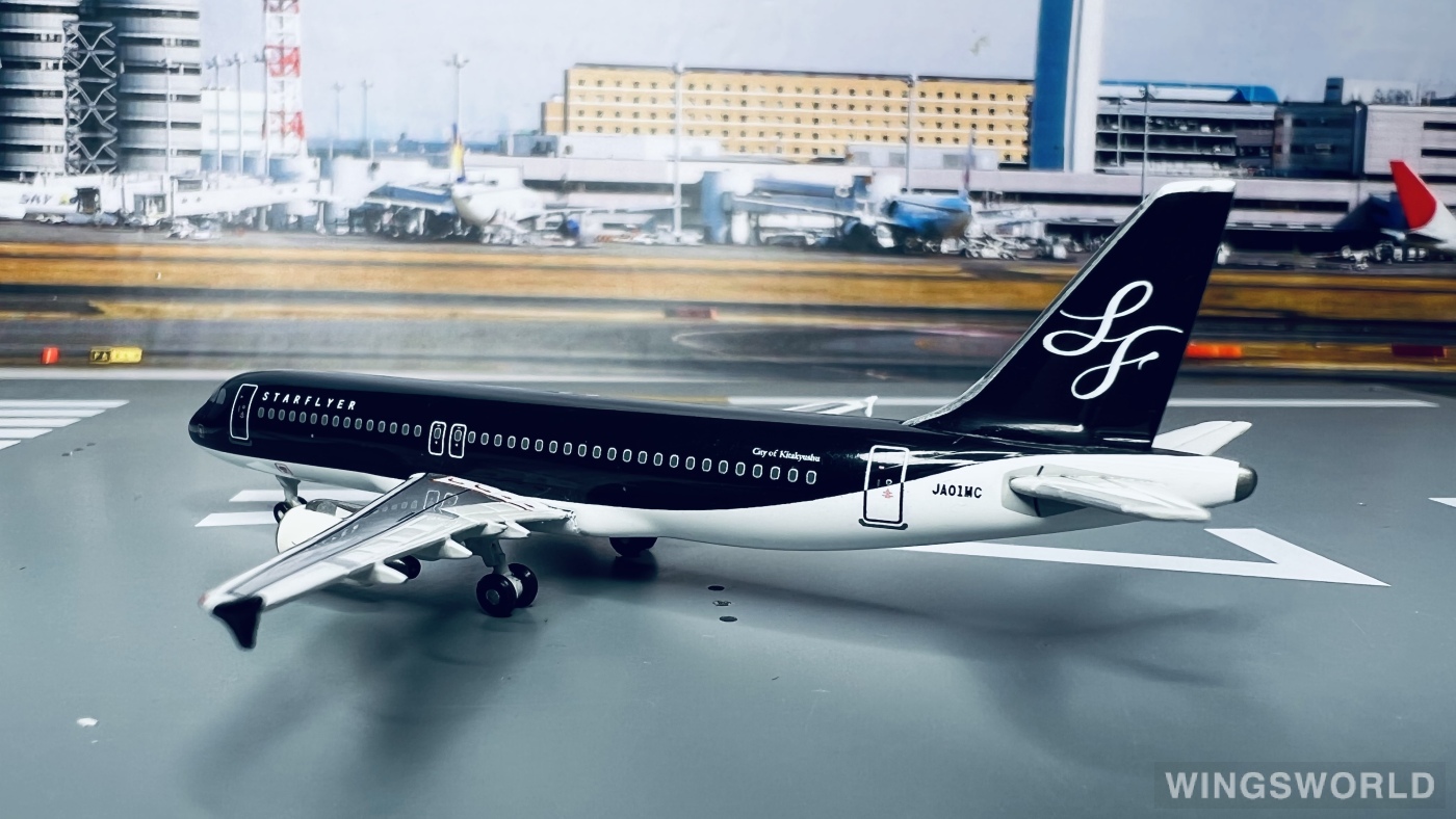 Geminijets 1:400 GJSFJ001-1 StarFlyer 星悦航空 Airbus A320 JA01MC