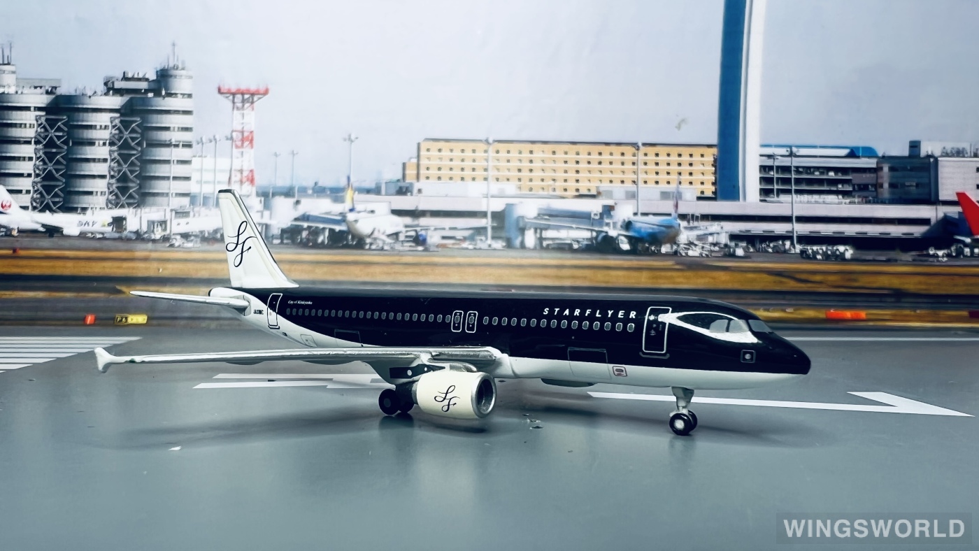 Geminijets 1:400 GJSFJ001-3 StarFlyer 星悦航空 Airbus A320 JA03MC