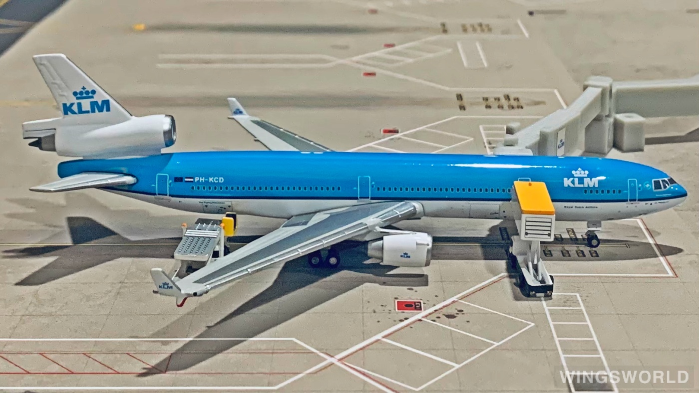 Geminijets 1:400 GJKLM922 KLM 荷兰皇家航空 McDonnell Douglas MD-11 PH-KCD