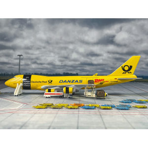 DHL 敦豪 Boeing 747-400 D-DPWN 德国邮政与DHL联名梦想涂装 55457 Dragon Models 1:400