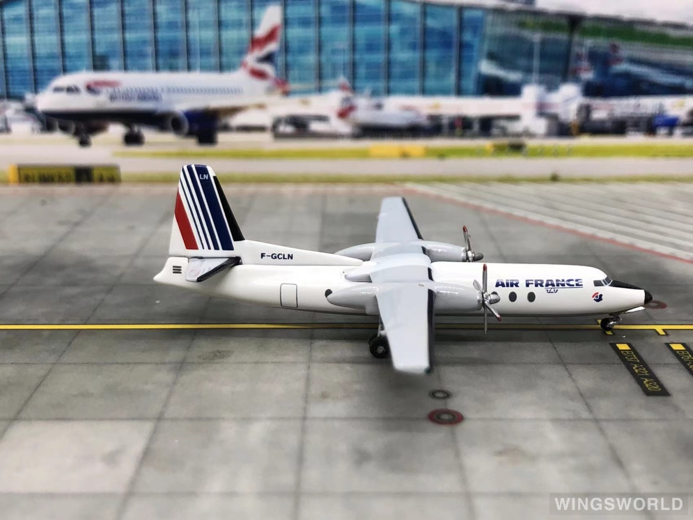 AeroClassics 1:400 AC419741 Air France 法国航空 Fairchild F-227 F-GCLN