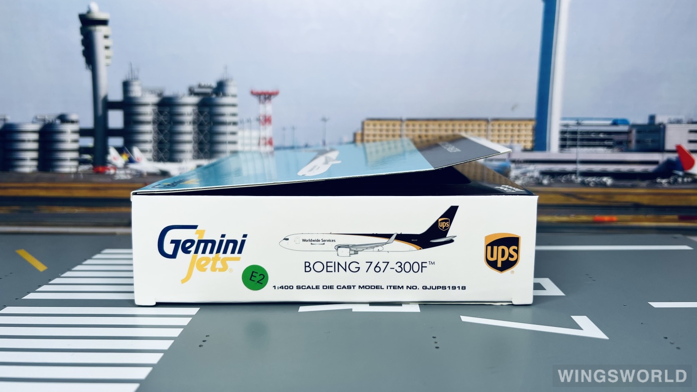 Geminijets 1:400 GJUPS1918 UPS 联合包裹公司 Boeing 767-300 N322UP