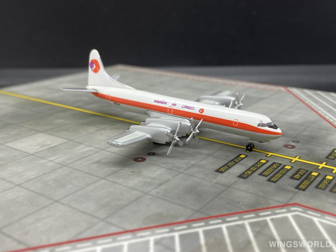 Jet-X 1:400 JX055 Hawaiian Airlines 夏威夷航空 Lockheed L-188 Electra N5525
