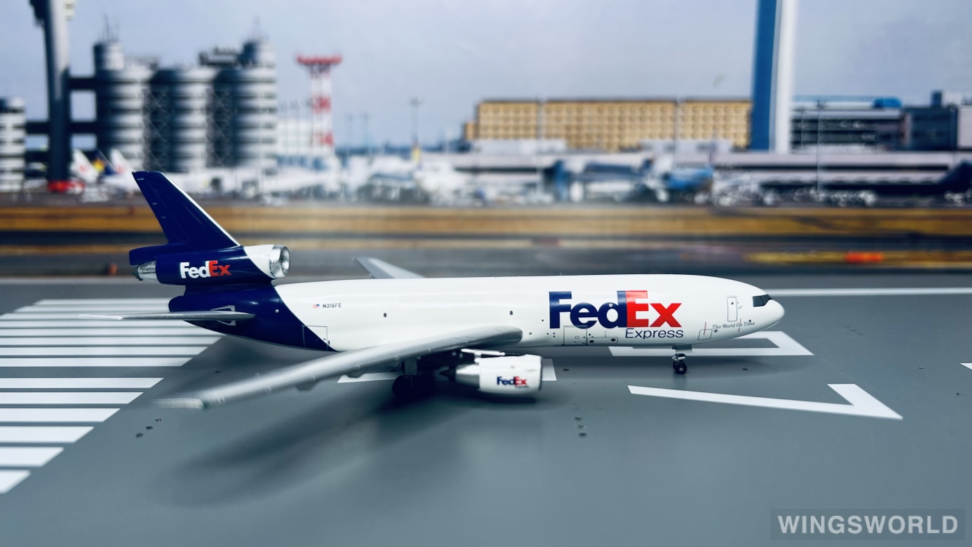 AeroClassics 1:400 AC419973 FedEx 联邦快递 McDonnell Douglas DC-10 N318FE