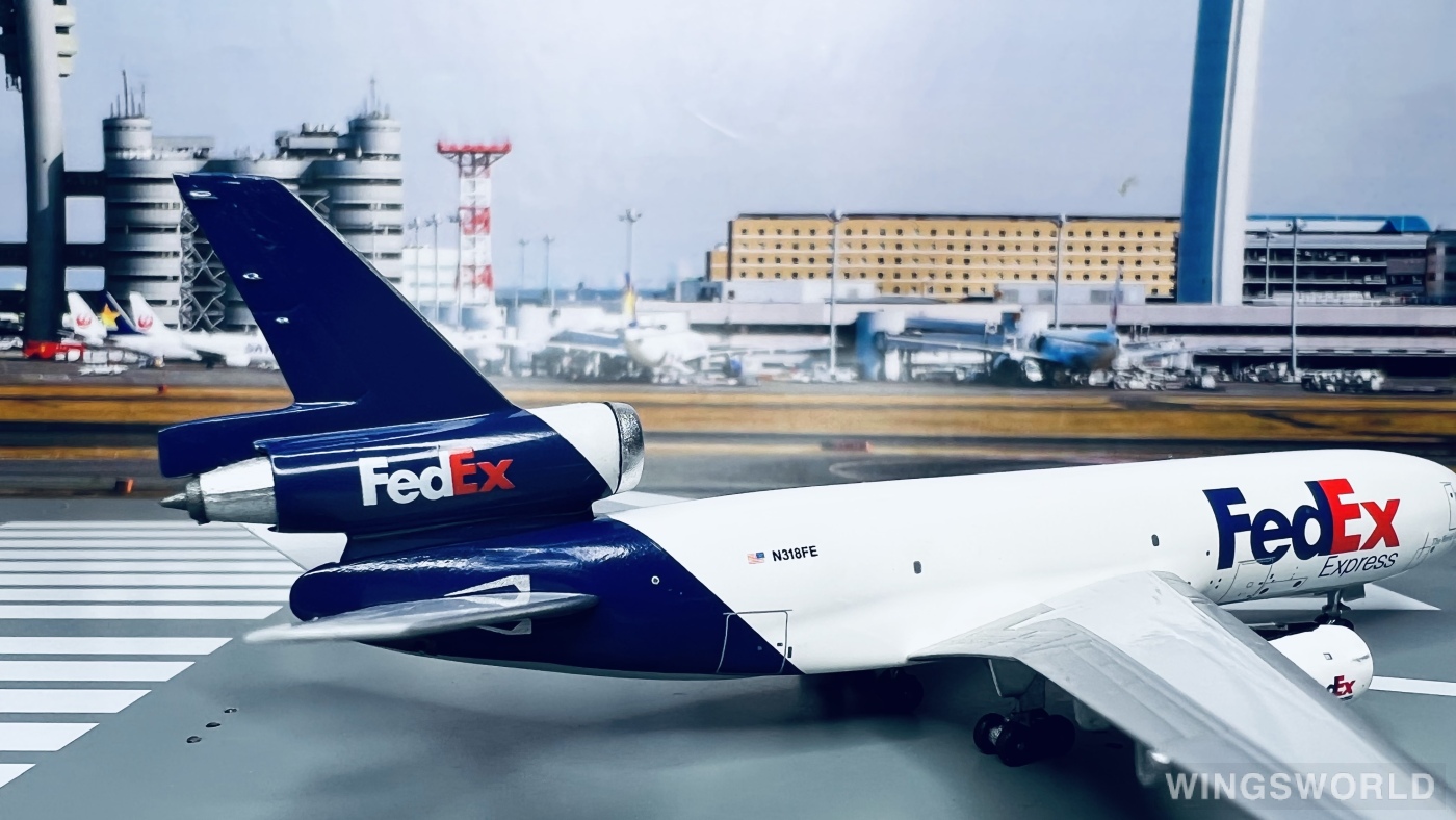 AeroClassics 1:400 AC419973 FedEx 联邦快递 McDonnell Douglas DC-10 N318FE