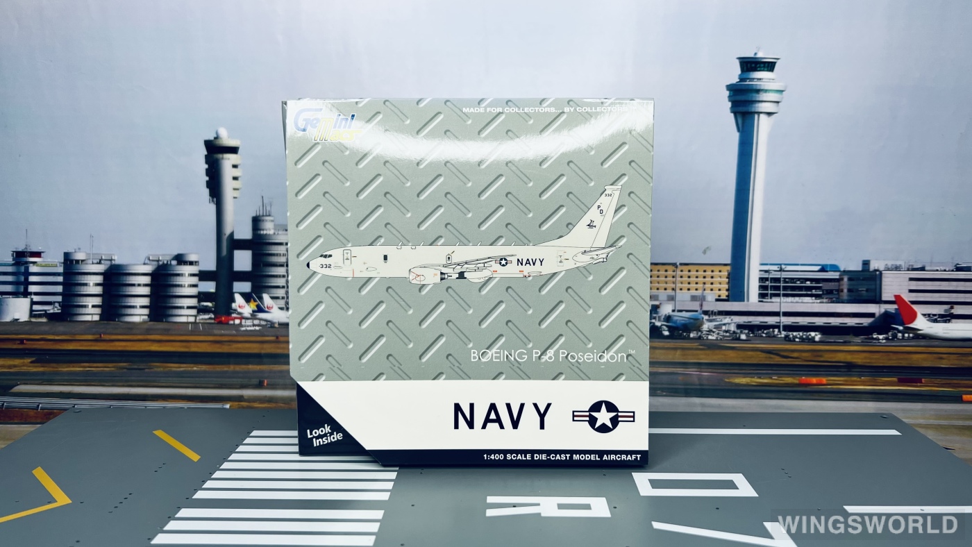 Geminijets 1:400 GMUSN101 U.S. Navy 美国海军 Boeing P-8 169332