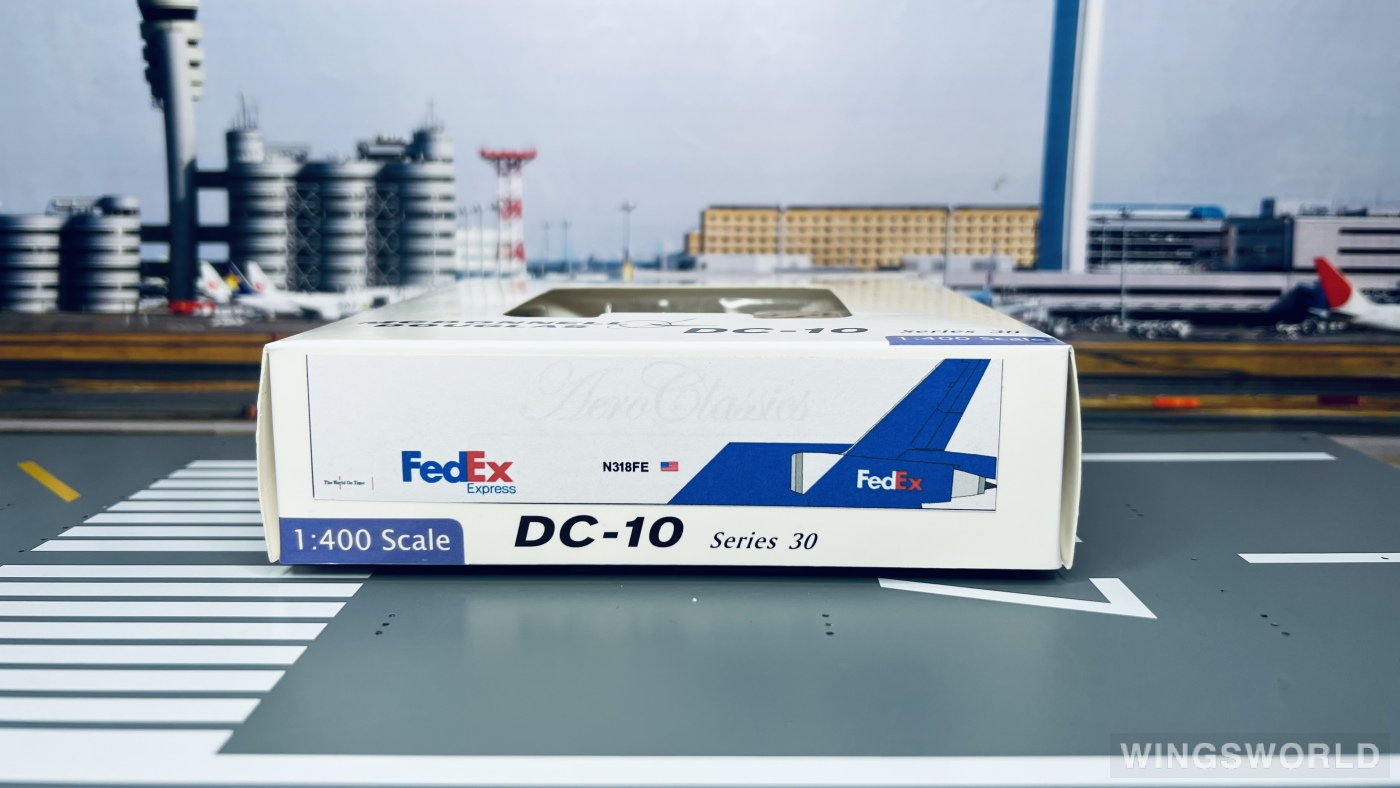 AeroClassics 1:400 AC419973 FedEx 联邦快递 McDonnell Douglas DC-10 N318FE