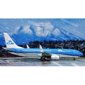 KLM 荷兰皇家航空 Boeing 737-800 PH-BXZ 2015s colors. With rolling gears. PH11119 Phoenix 1:400