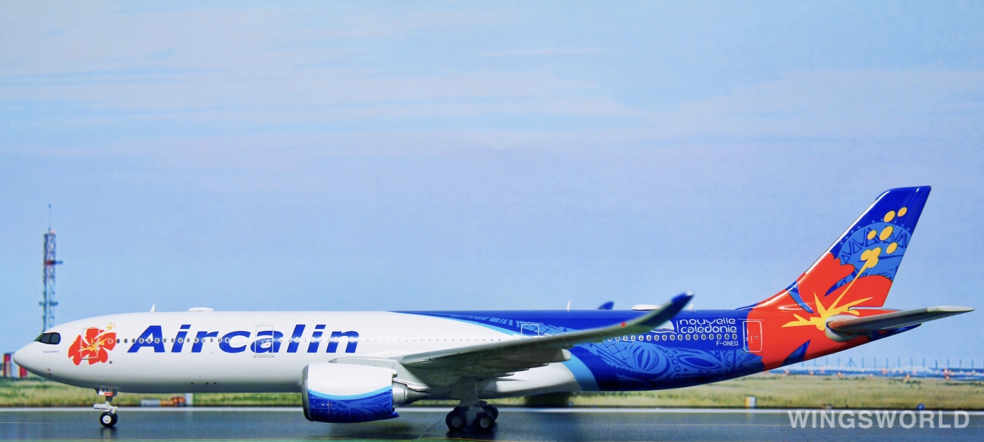 JC Wings 1:400 XX4214 AirCalin 喀里多尼亚航空 Airbus A330-900neo F-ONEO