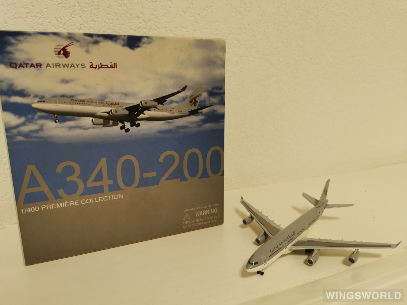 Dragon Models 1:400 55967 Qatar 卡塔尔航空 Airbus A340-200 A7-HHK