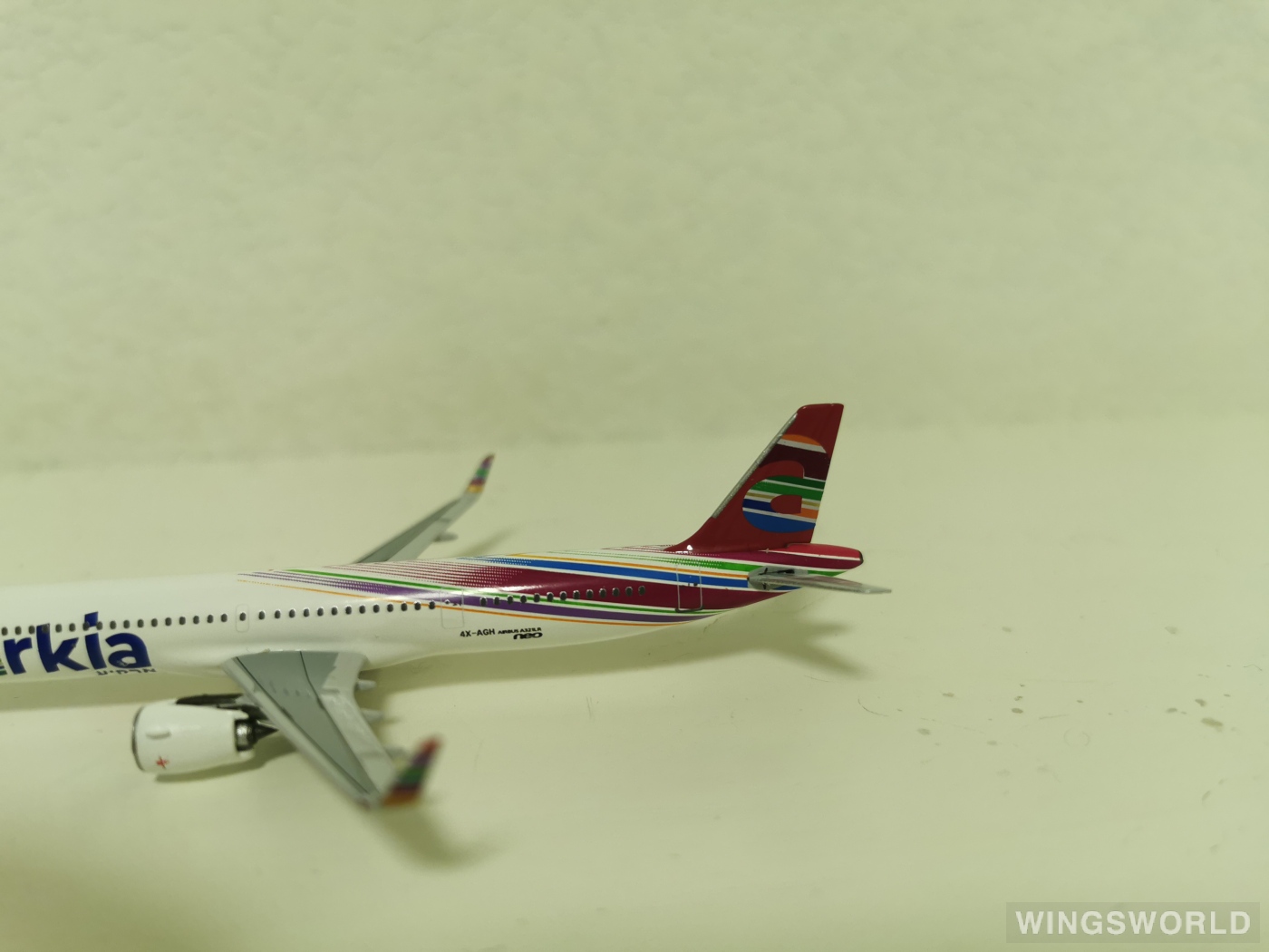 AeroClassics 1:400 AC419496 Arkia 以色列国内航空 Airbus A321neo 4X-AGH