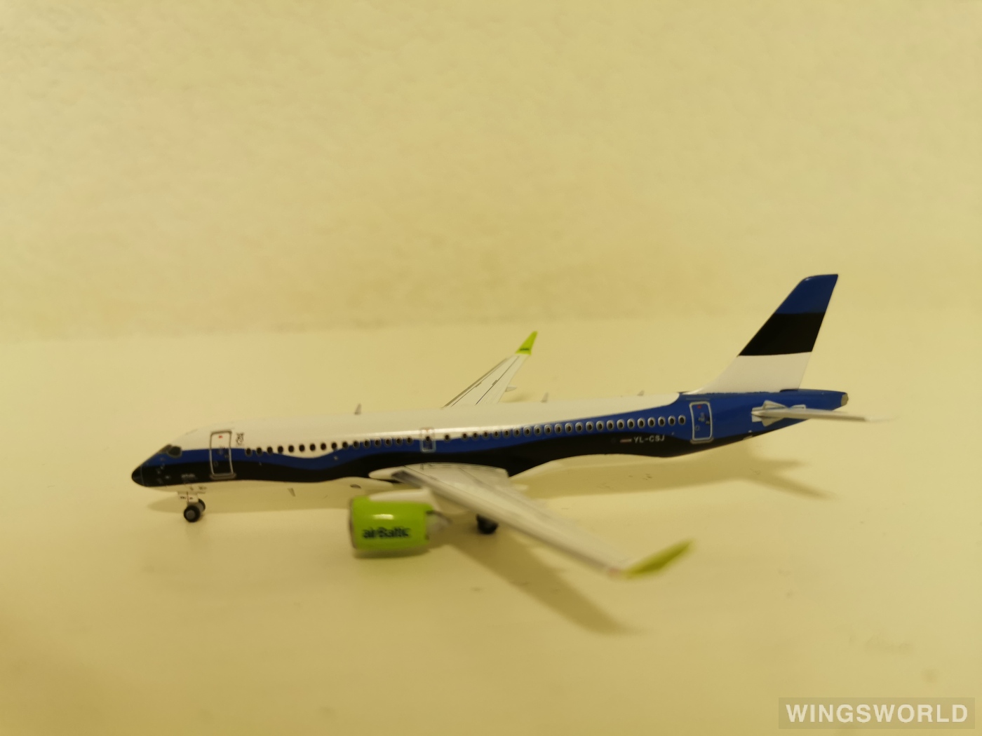 JC Wings 1:400 LH4158 airBaltic 波罗的海航空 Airbus A220-300 YL-CSJ