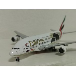 Emirates 阿联酋航空 Airbus A380-800 A6-EDG 环境保护2号机 GJUAE1551 Geminijets 1:400