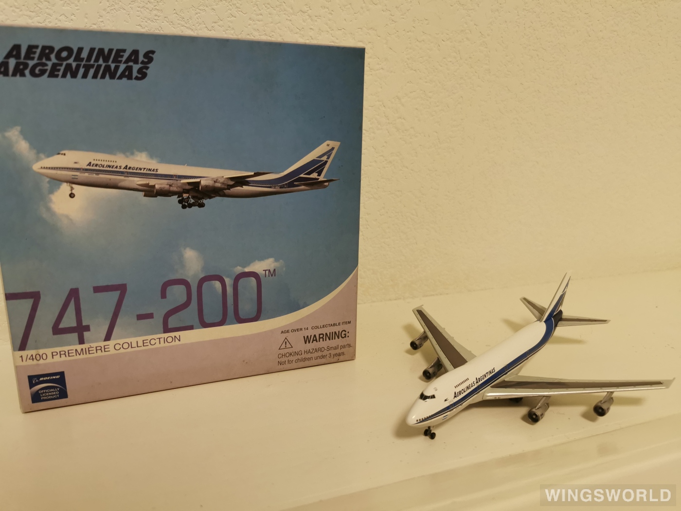 Dragon Models 1:400 55320 Aerolíneas Argentinas 阿根廷航空 Boeing 747-200 LV-OOZ