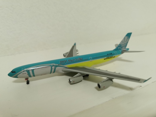 BWIA West Indies Airways Airbus A340-300 9Y-TJN  55603 Dragon Models 1:400