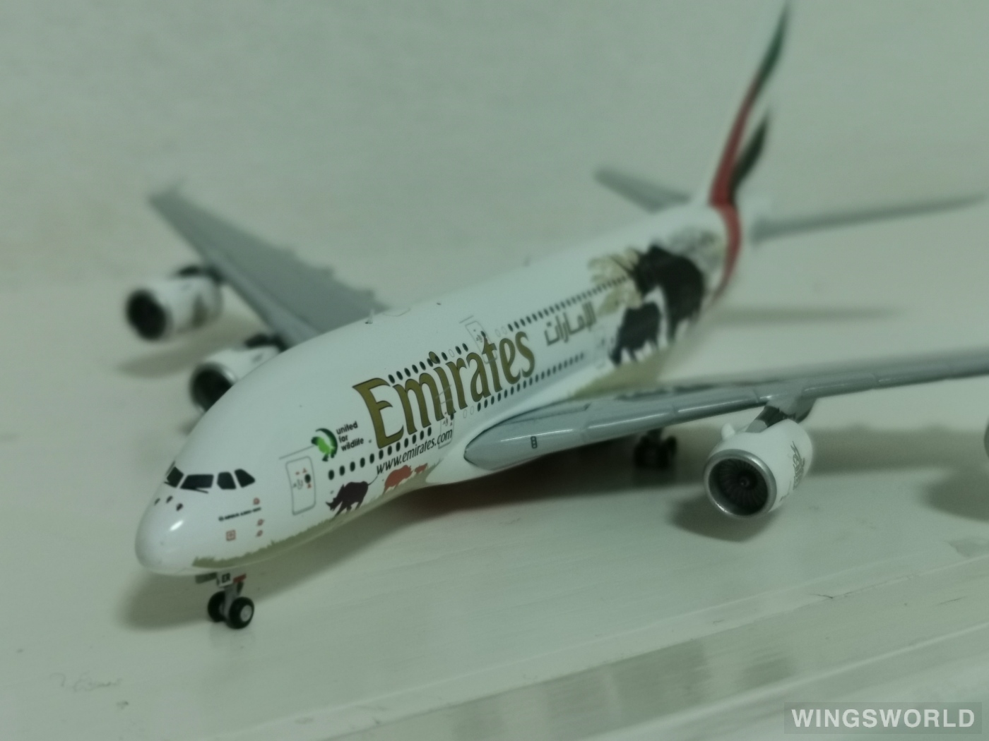Geminijets 1:400 GJUAE1668 Emirates 阿联酋航空 Airbus A380-800 A6-EER