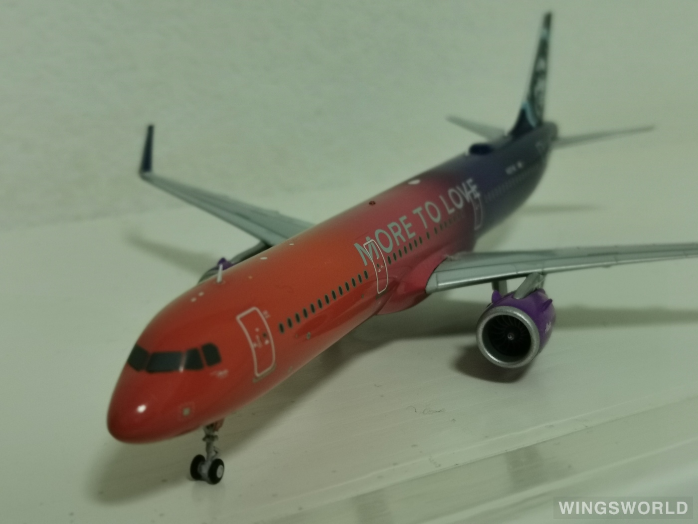Geminijets 1:200 G2ASA739 Alaska Airlines 阿拉斯加航空 Airbus A321neo N927VA
