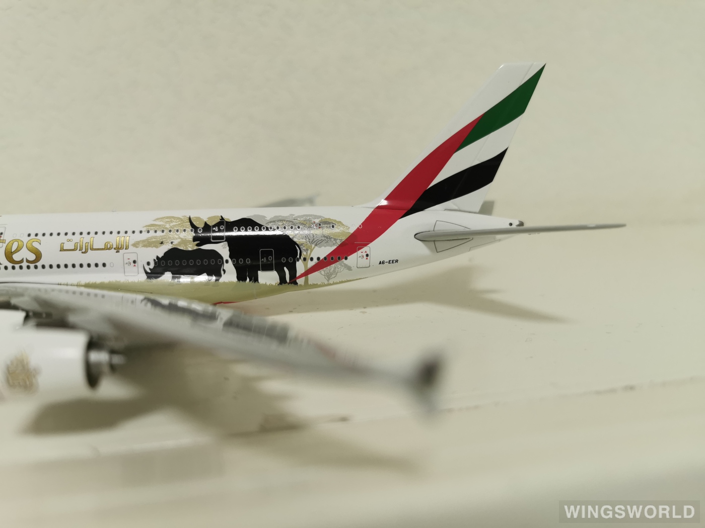 Geminijets 1:400 GJUAE1668 Emirates 阿联酋航空 Airbus A380-800 A6-EER
