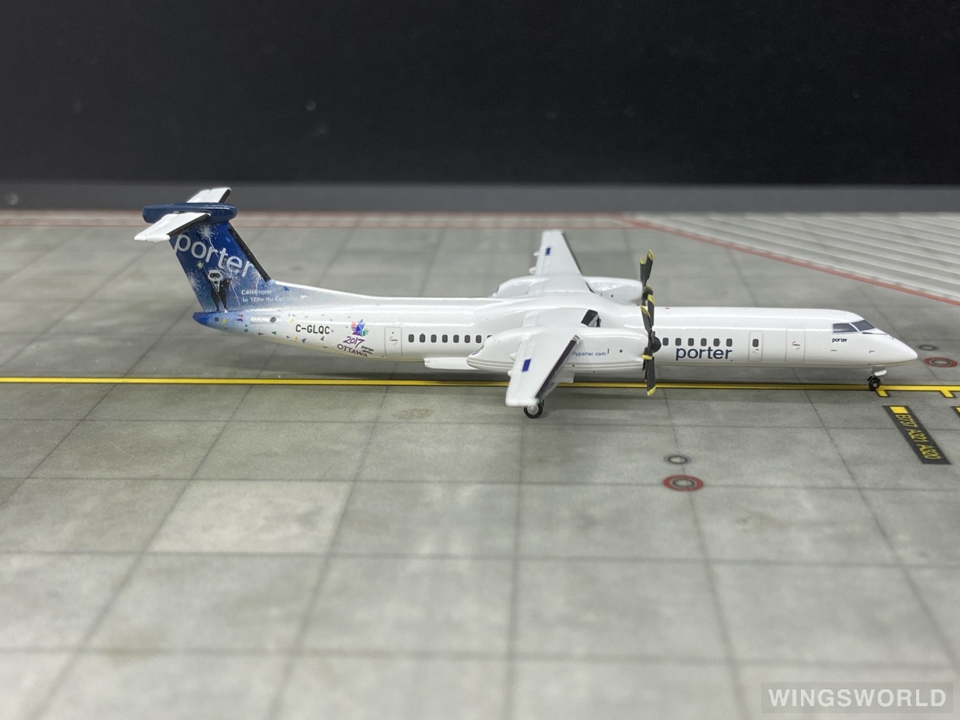 Geminijets 1:400 GJPOE1519 Porter Airlines 波特航空 Bombardier Dash 8-400 C-GLQC