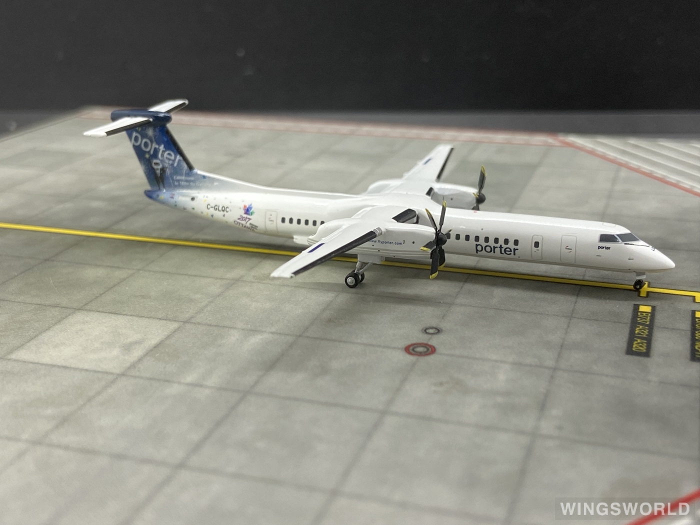 Geminijets 1:400 GJPOE1519 Porter Airlines 波特航空 Bombardier Dash 8-400 C-GLQC