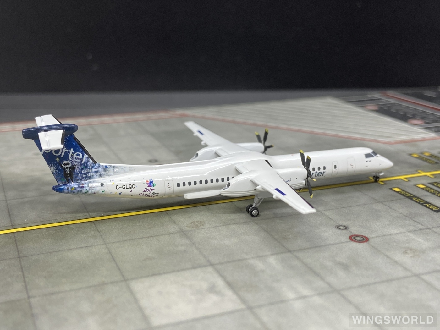 Geminijets 1:400 GJPOE1519 Porter Airlines 波特航空 Bombardier Dash 8-400 C-GLQC