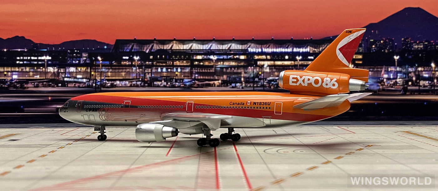 Dragon Models 1:400 55464 CP Air 加拿大太平洋航空 McDonnell Douglas DC-10 N1836U