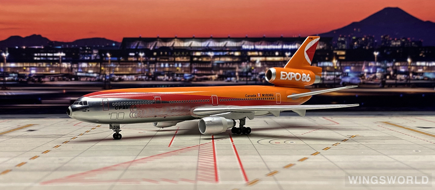 Dragon Models 1:400 55464 CP Air 加拿大太平洋航空 McDonnell Douglas DC-10 N1836U