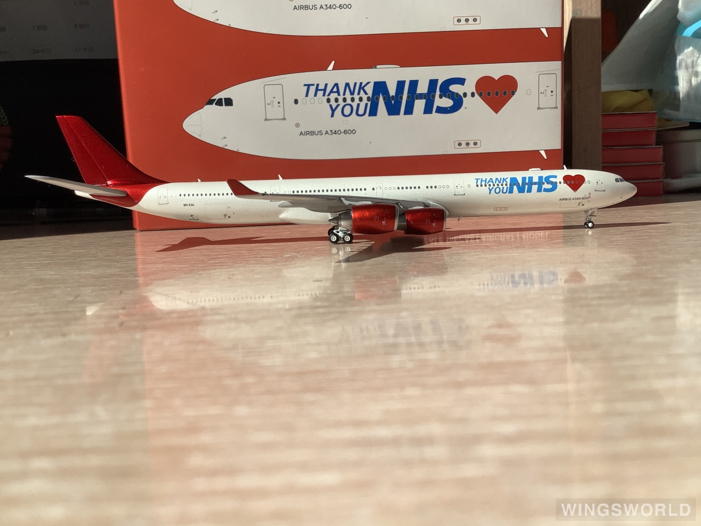 JC Wings 1:400 XX4452 Maleth Aero Airbus A340-600 9H-EAL