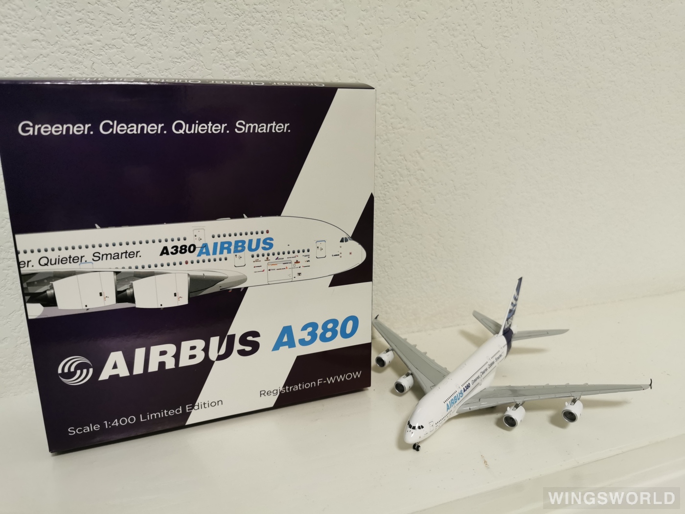 HYJLwings 1:400 HYJL21005 Airbus 空中客车 Airbus A380-800 F-WWOW