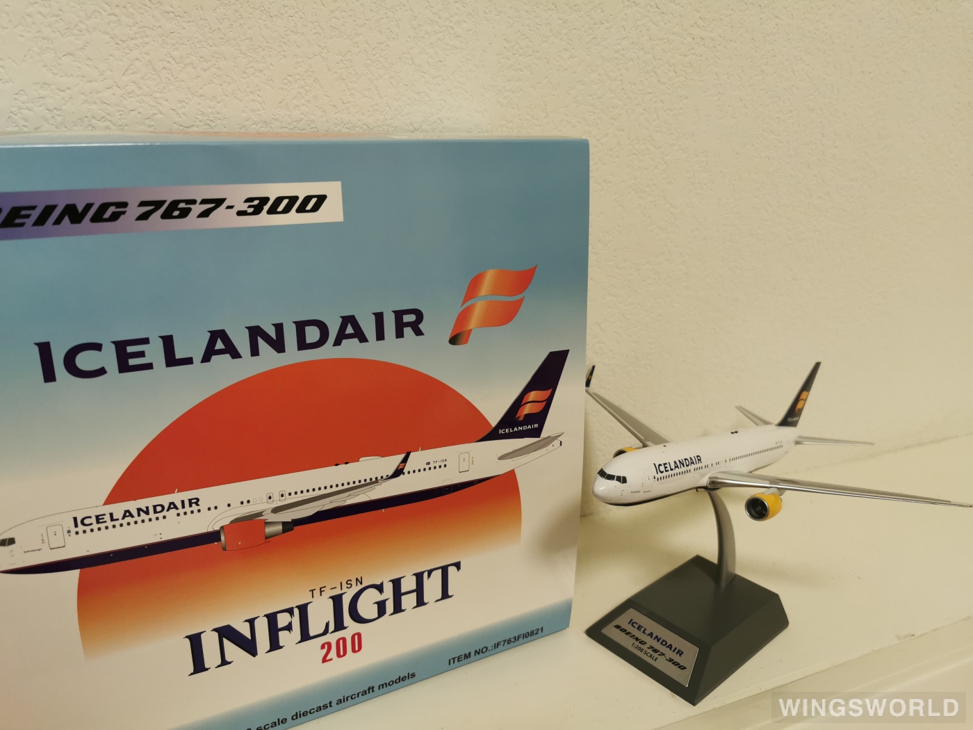 Inflight200 1:200 Boeing 767-300 Icelandair 冰岛航空IF763FI0821 TF 