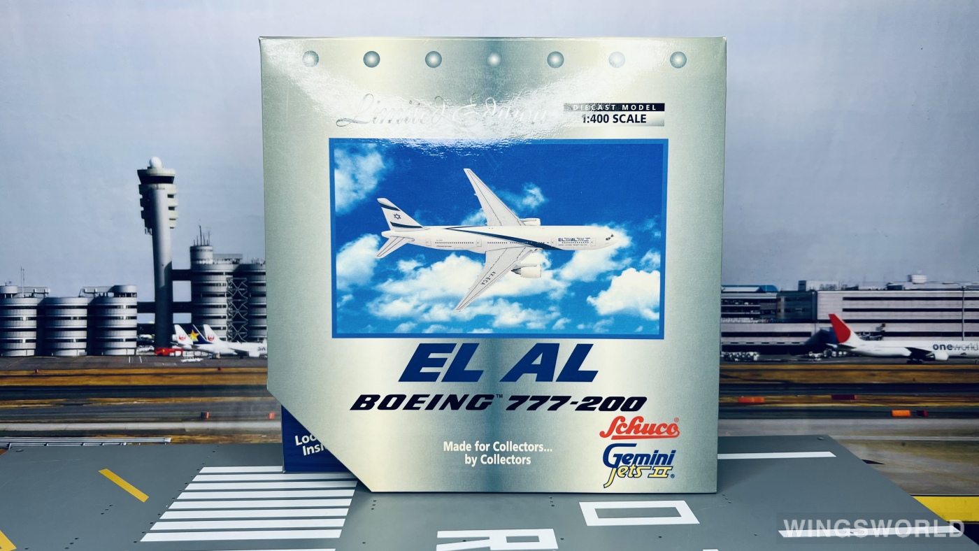Geminijets 1:400 GJELY359 El Al 以色列航空 Boeing 777-200 4X-ECA