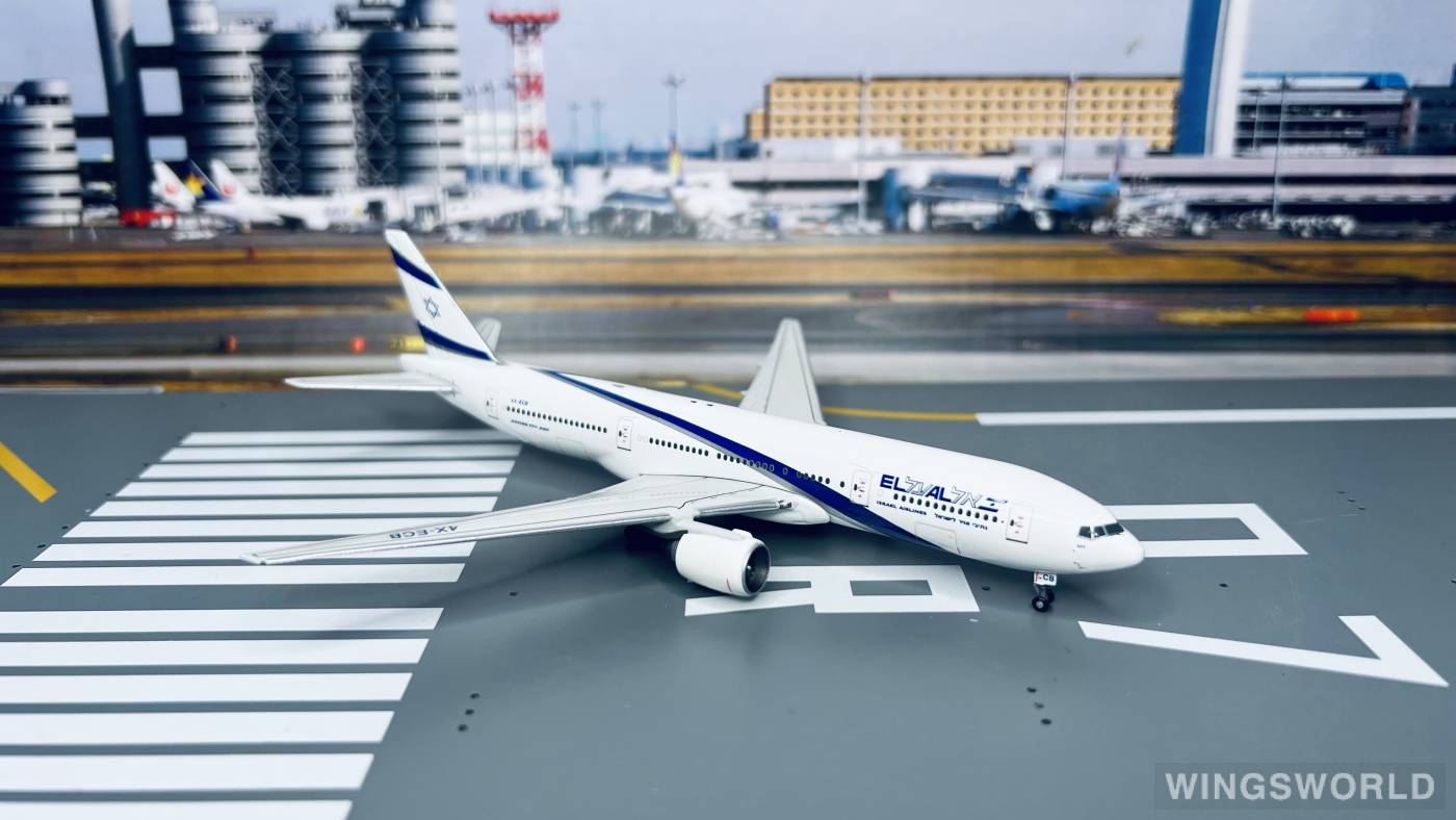 Geminijets 1:400 GJELY583 El Al 以色列航空 Boeing 777-200 4X-ECB