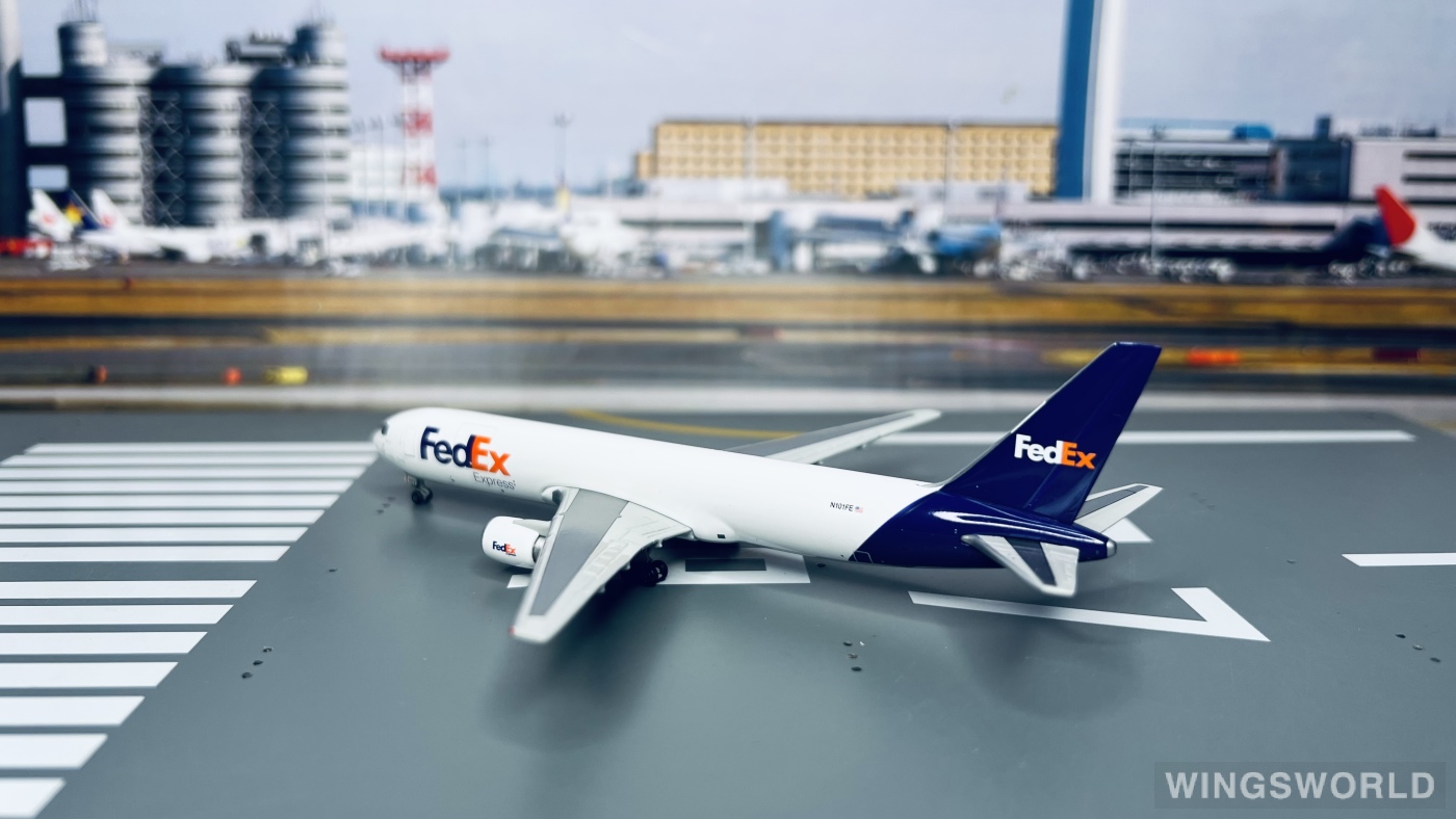 Geminijets 1:400 GJFDX1348 FedEx 联邦快递 Boeing 767-300 N101FE