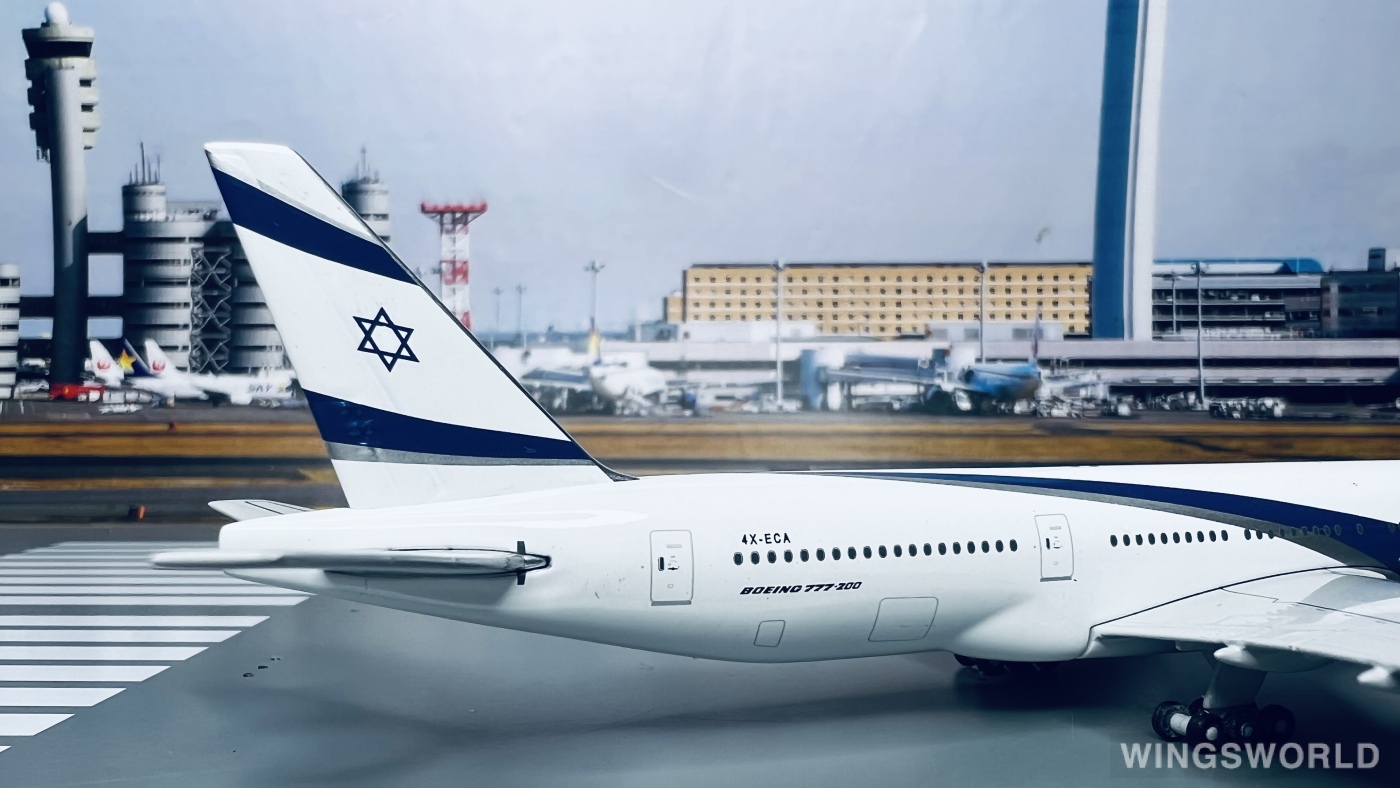 Geminijets 1:400 GJELY359 El Al 以色列航空 Boeing 777-200 4X-ECA