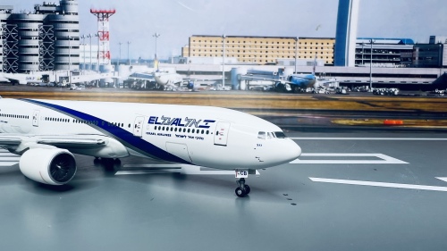 El Al 以色列航空 Boeing 777-200 4X-ECB  GJELY583 Geminijets 1:400