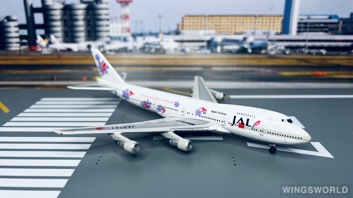 Phoenix 1:400 PHJA8141 Japan Airlines 日本航空 Boeing 747-200 JA8141