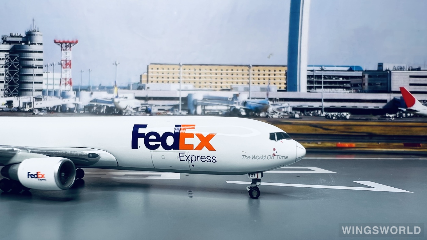 Geminijets 1:400 GJFDX1348 FedEx 联邦快递 Boeing 767-300 N101FE