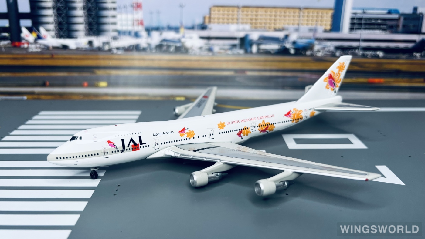 Phoenix 1:400 PHJA8150 Japan Airlines 日本航空 Boeing 747-200 JA8150