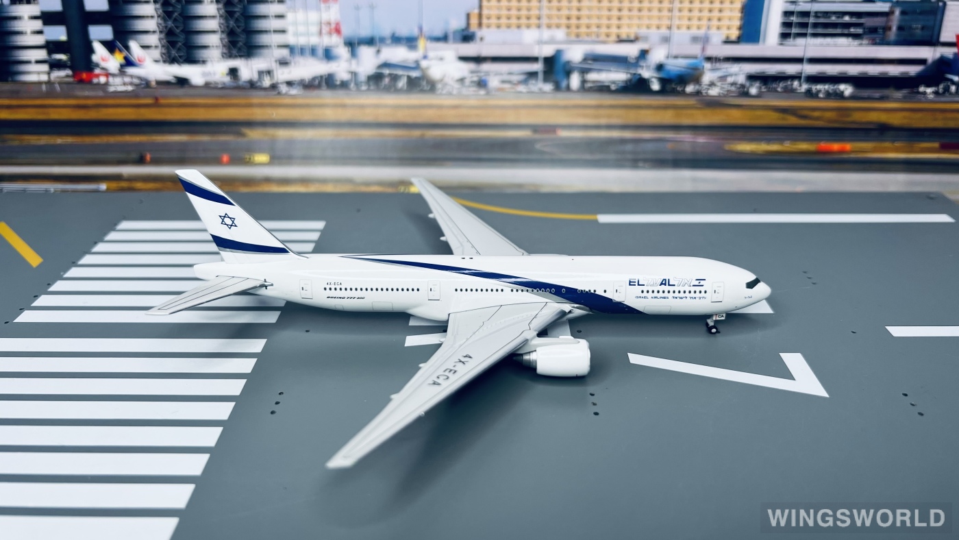Geminijets 1:400 GJELY359 El Al 以色列航空 Boeing 777-200 4X-ECA