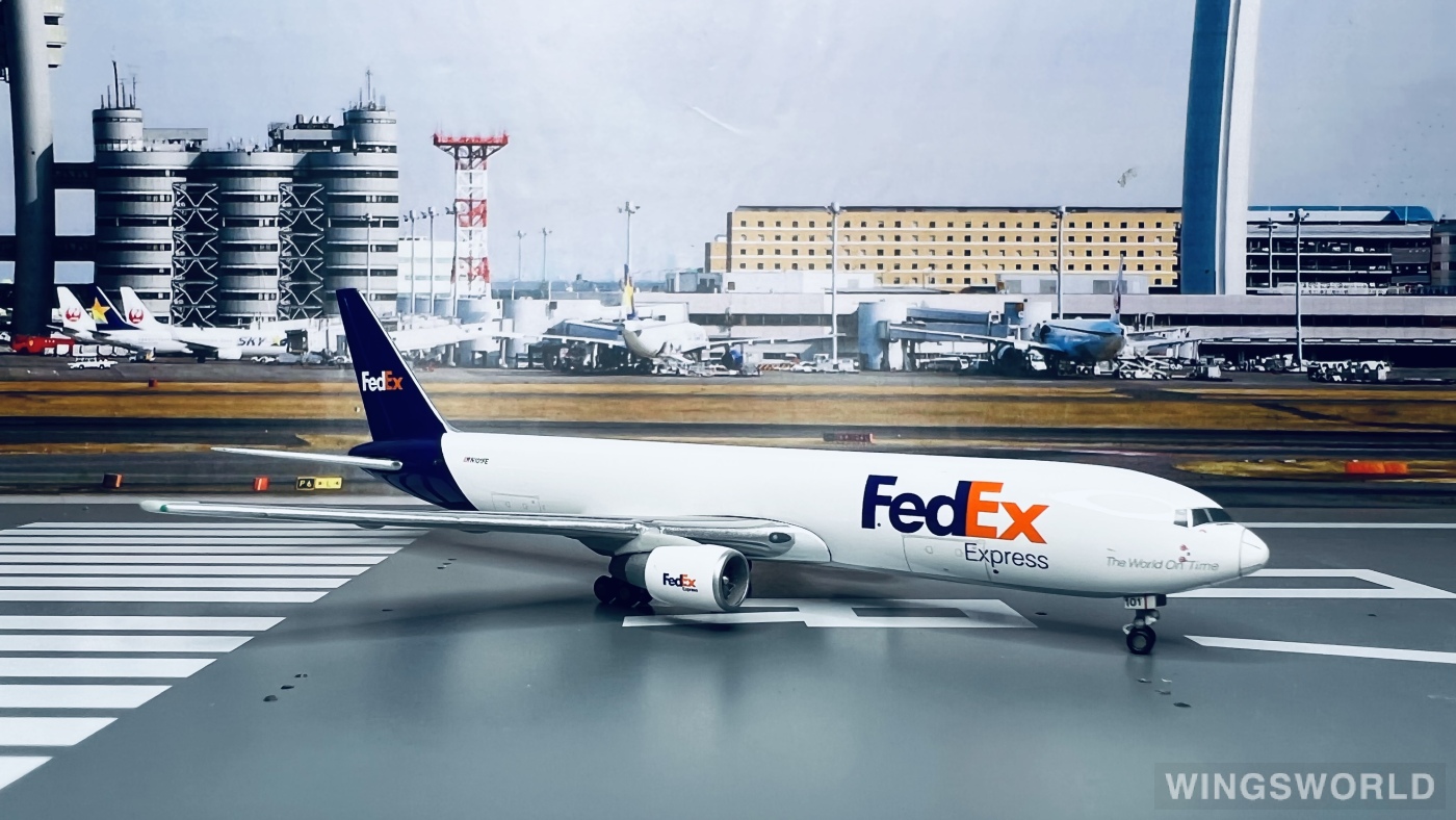 Geminijets 1:400 GJFDX1348 FedEx 联邦快递 Boeing 767-300 N101FE